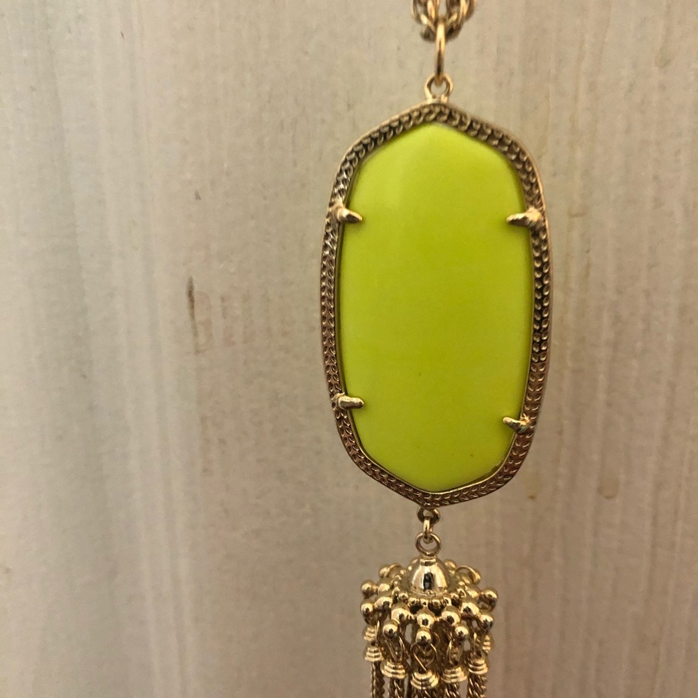 NEON yellow rayne Kendra Scott